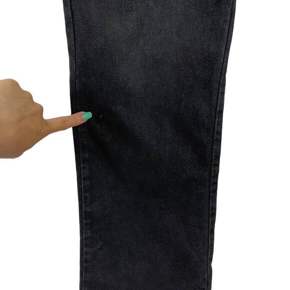 Vintage Levi's Silvertab Y2K Flare Jeans Black Denim (34x31) 13 Jr. M Dark wash - Picture 14 of 14